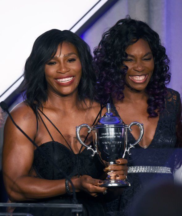 They're guns. The players we mean, not Serena's arms.
