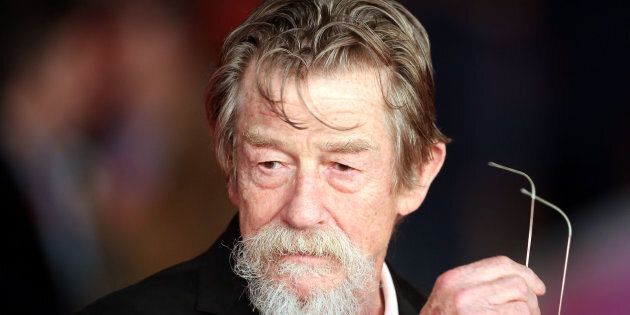 ROME, ITALY - NOVEMBER 08: Actor John Hurt attends 'Snowpiercer' Premiere during The 8th Rome Film Festival at Auditorium Parco Della Musica on November 8, 2013 in Rome, Italy. (Photo by Franco Origlia/Getty Images)