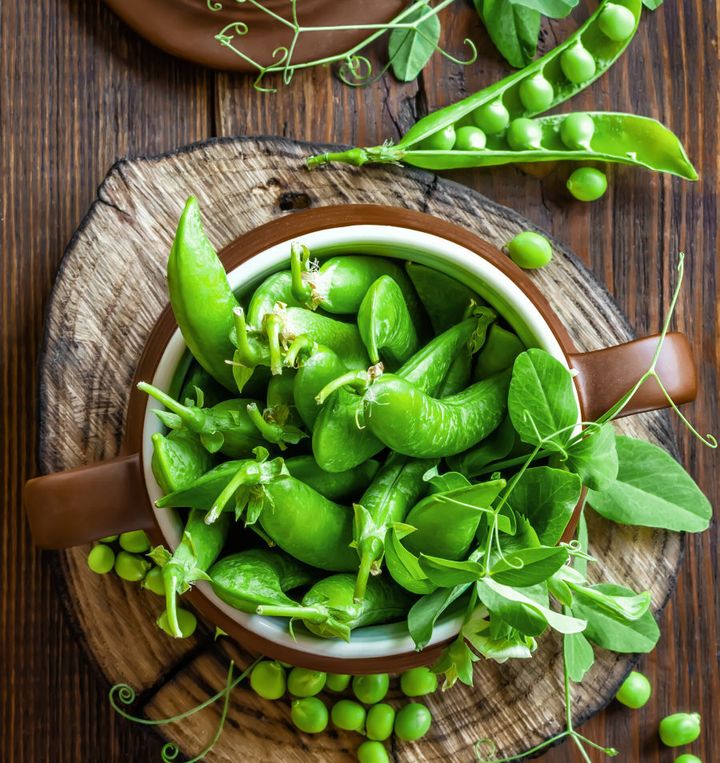 Protein comes in all shapes and sizes. One cup of green peas contain eight grams of protein.