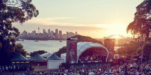 The view from Sydney's Taronga concerts