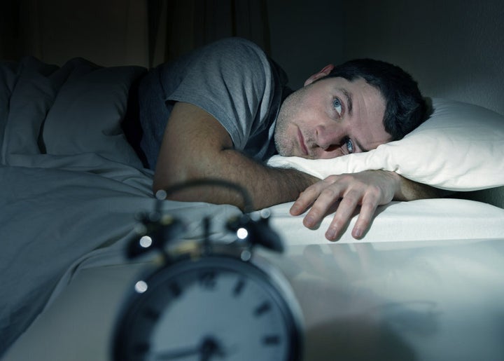 Insomniacs spend more time awake in bed.