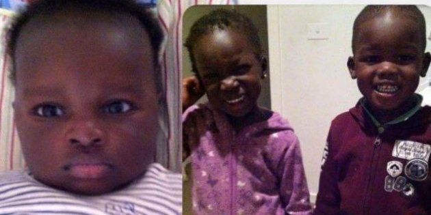 Akon Guode's four-year-old twins Madit and Hanger, and one-year-old son Bol died in the tragedy.