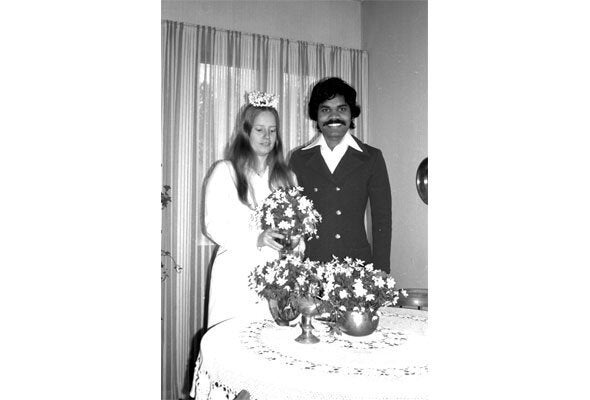 PK and Lotta's wedding in May, 1979.