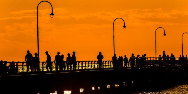 Melbourne had a wet spring and warm summer.