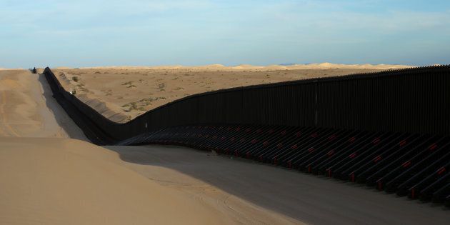 The border fence between Mexico and the United States is pictured near Calexico, California, U.S. February 8, 2017. Picture taken February 8, 2017. REUTERS/Mike Blake