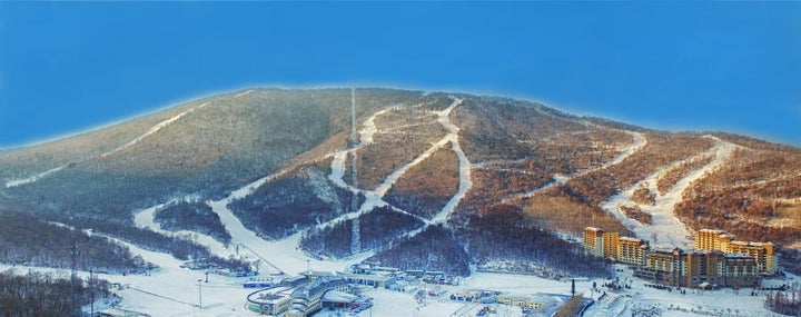 The slopes at Club Med Beidahu, in Jilin Province, North-East China.