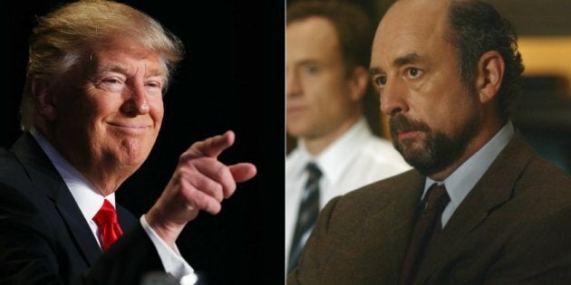 Donald Trump and Richard Schiff.