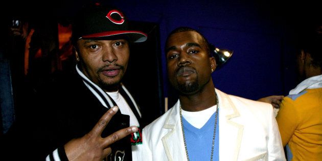 Malik Yusef and Kanye West have known each other for more than a decade. Here they are at the Def Poetry Jam in New York City in 2005. 