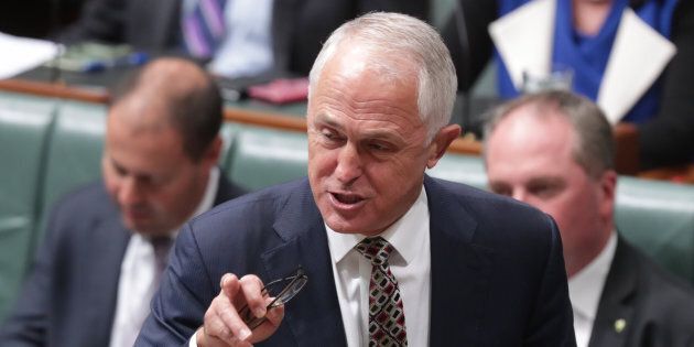 Prime Minister Malcolm Turnbull on the attack in Question Time