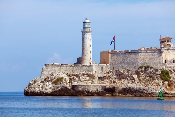 Morro Castle, fortress guarding the entrance to Havana bay, Cuba.