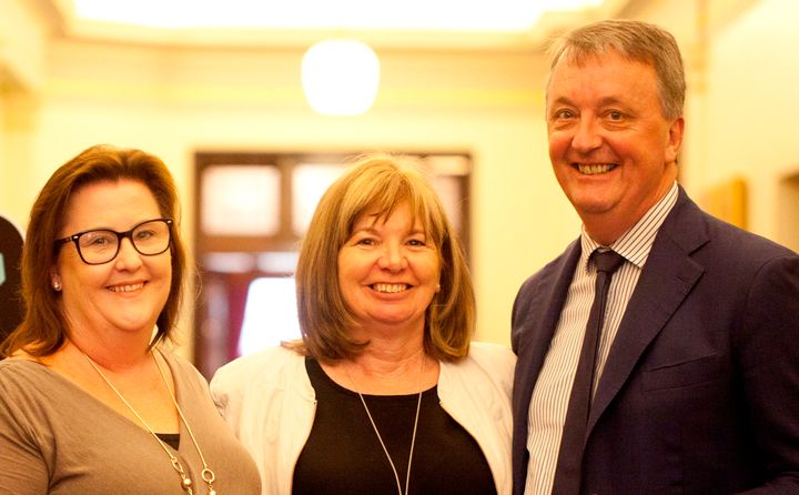 Leanne Wenig, Acting CEO Alzheimer's Australia Vic and Suzie O'Sullivan, Dementia Advocate, at a recent meeting with Martin Foley MP, Victorian Minister for Housing, Disability and Ageing.
