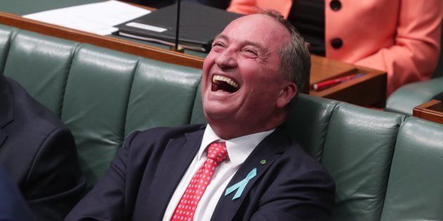 Barnaby Joyce has been sledging Annandale for a fortnight.