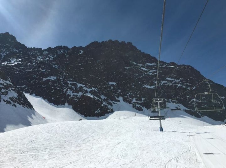 This is the Plateau chairlift at Portillo. Ever seen a steep plateau? Point taken, we hope.