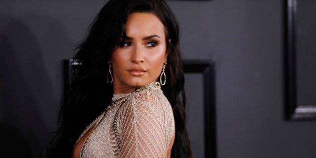 Singer Demi Lovato arrives at the 59th Annual Grammy Awards in Los Angeles, California, U.S. , February 12, 2017. REUTERS/Mario Anzuoni