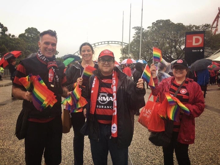 These people bleed red and black... and rainbow.