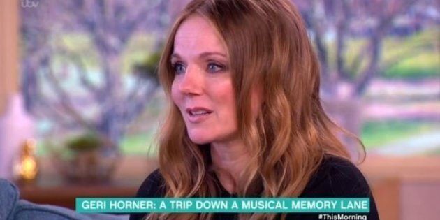 Geri Horner made a tearful appearance on 'This Morning' 