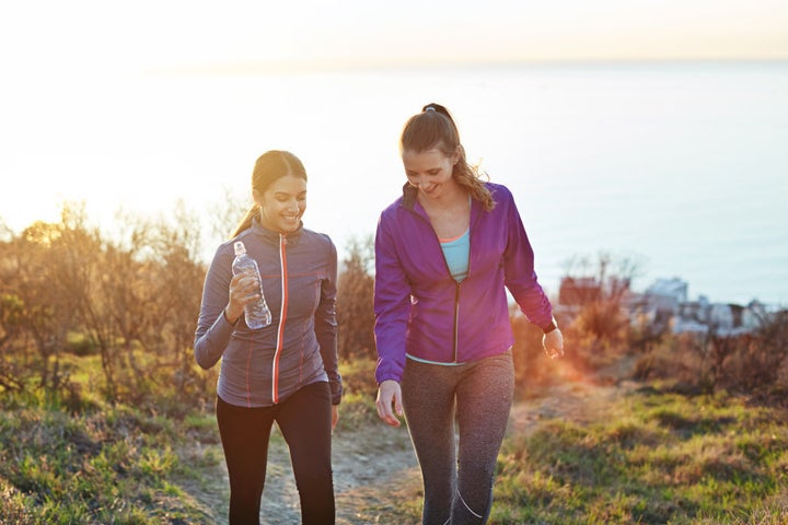 Morning walks with a friend is a morning well spent.