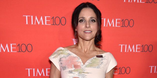 NEW YORK, NY - APRIL 26: Julia Louis-Dreyfus attends 2016 Time 100 Gala, Time's Most Influential People In The World red carpet at Jazz At Lincoln Center at the Times Warner Center on April 26, 2016 in New York City. (Photo by Dimitrios Kambouris/Getty Images for Time)