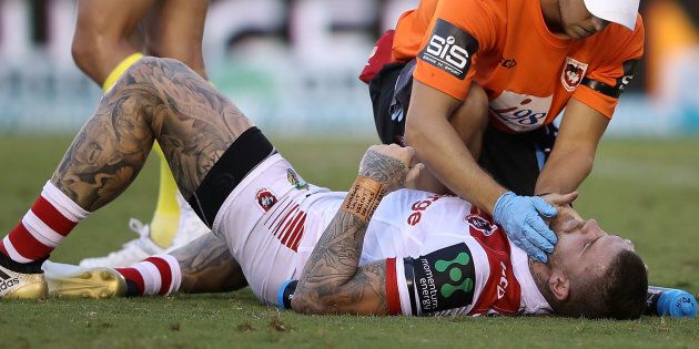 The Dragons were fined $100,000 for an incident involving star player Josh Dugan.