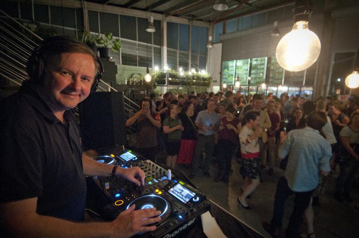 DJ Albo plays a set at an ALP Fundraiser on December 4, 2015 in Brisbane.
