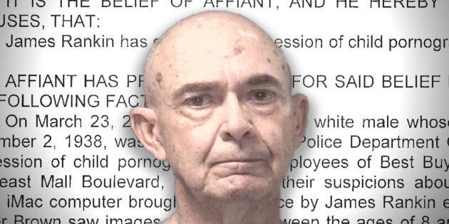 James Rankin is accused of possessing child pornography.