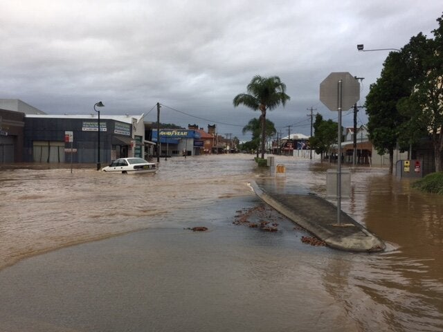 As seen, much of the city is underwater.