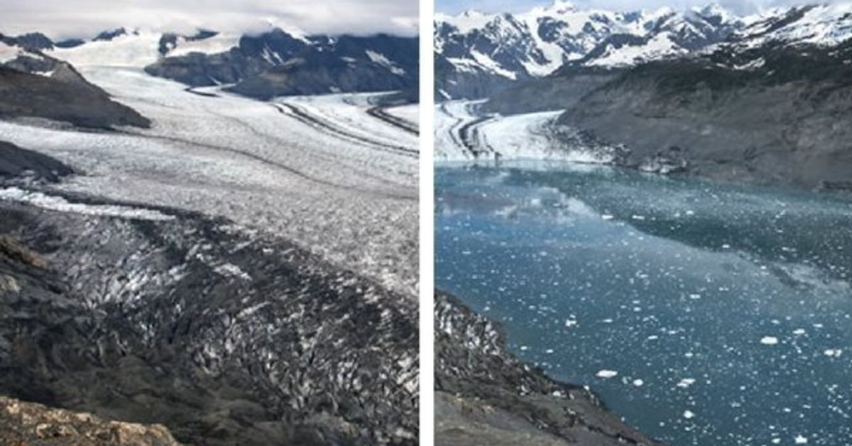 Alaskan Glaciers Melt Away In Dramatic BeforeAndAfter Photos