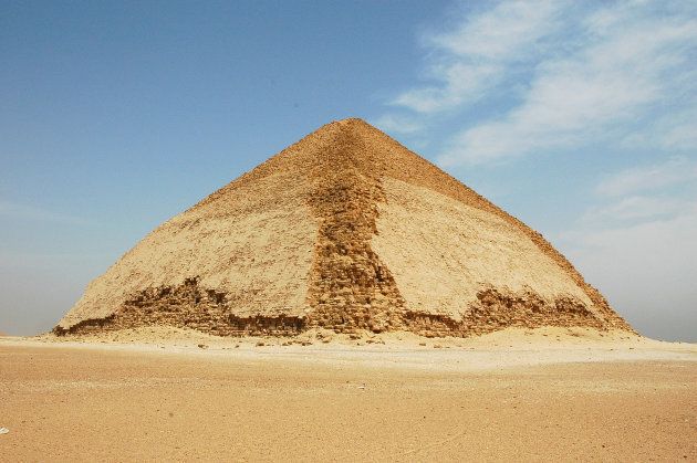 The new discoveries are said to be part of the interior of the Bent Pyramid.