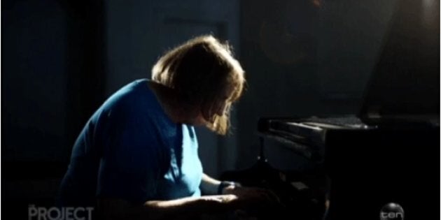 Another deaf-blind lady, Michelle, can still play the piano with her condition.