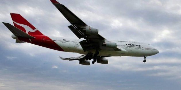 A Qantas 747 was involved in mid-air drama just one hour out from its destination.