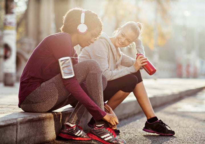 Workout with a friend to hold each other accountable.