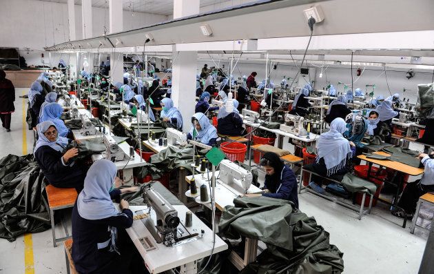 A garment factory in Kabul relies on a steady supply of electricity to operate.