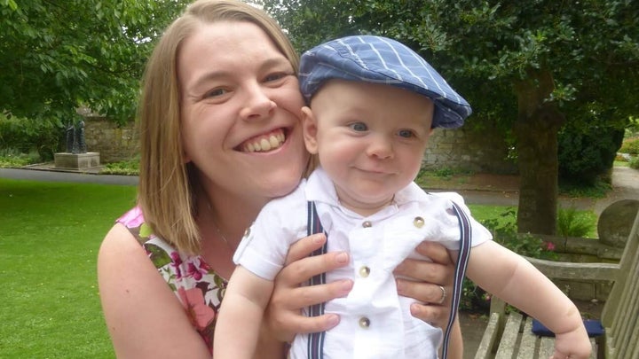 Samantha Allen and her son, Noah. 