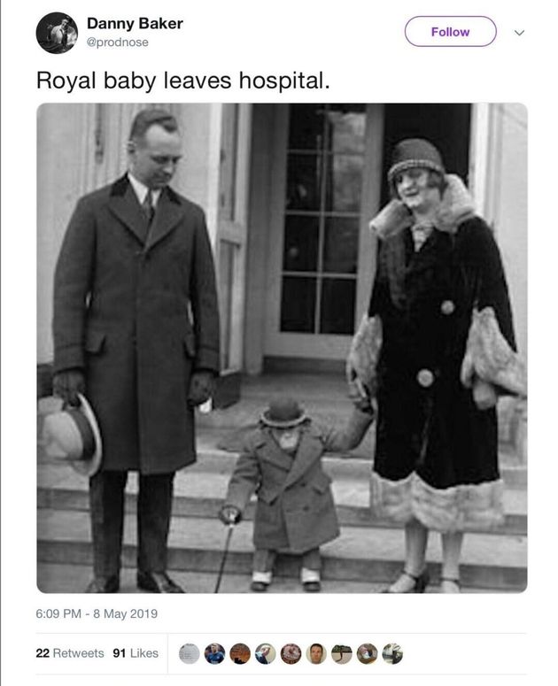 Un periodista de la BBC, despedido por un tuit racista tras el nacimiento del hijo de los duques de