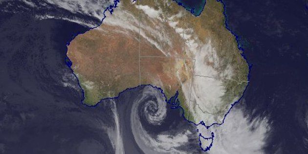 Strong rains are lashing Victoria, NSW and SA