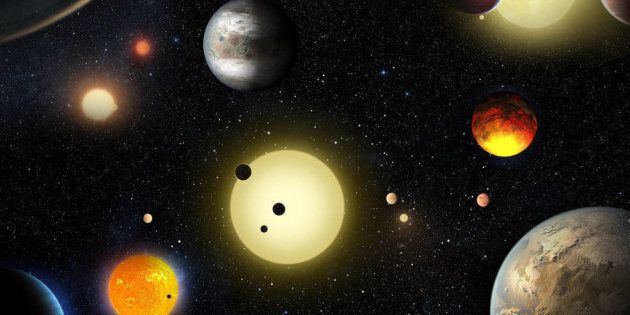 NASA announced the discovery of 1,284 planets by detecting their movements in front of a brighter star.