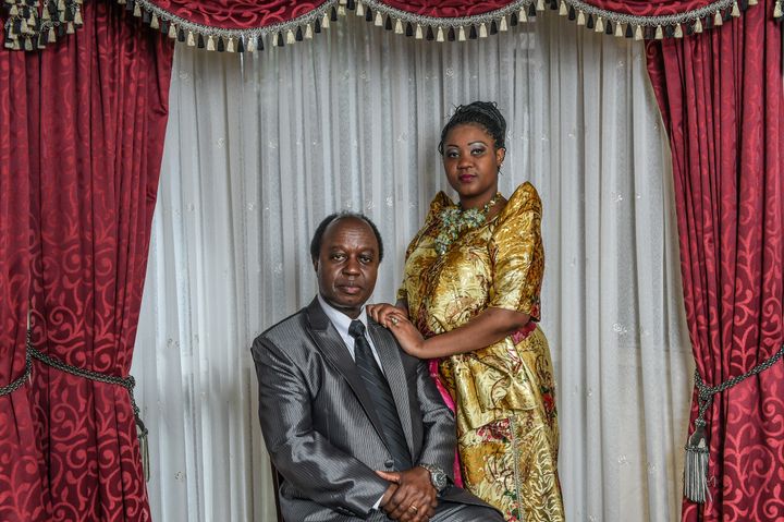 Aggrey Kiyingi, pictured here on June 19 last year with his wife Mayimuna Nakayiira, wants the international community to closely scrutinise Ugandan Politics