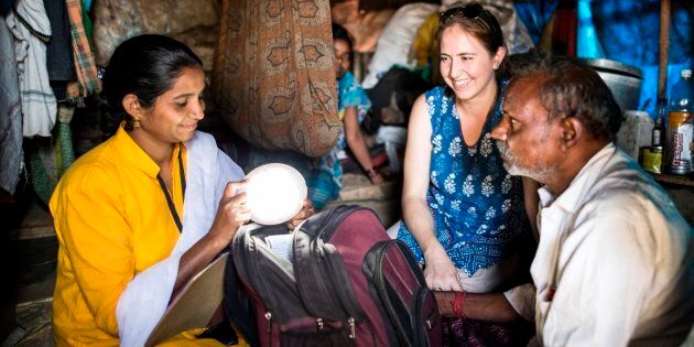 Pollinate Energy Co-founder Emma Colenbrander says poor Indian families' lives are improved with solar lighting.