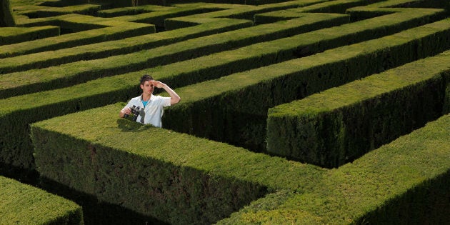 How to escape the maze? Maybe INTUITION can help!