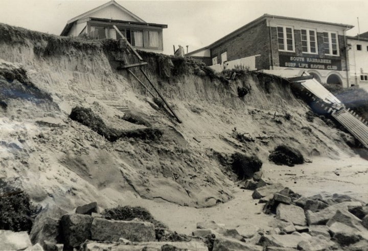 In 1966 another storm caused erosion at Collaroy beach.