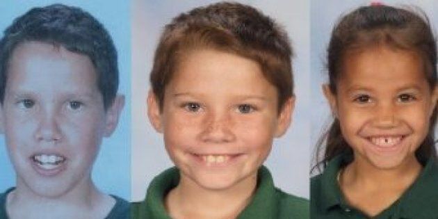 The three children who went missing on Wednesday night have been found