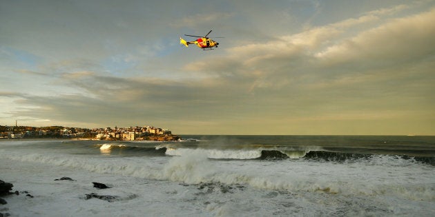 It is yet to be determined whether the body is that of the man who went missing off Bondi Beach on Monday.