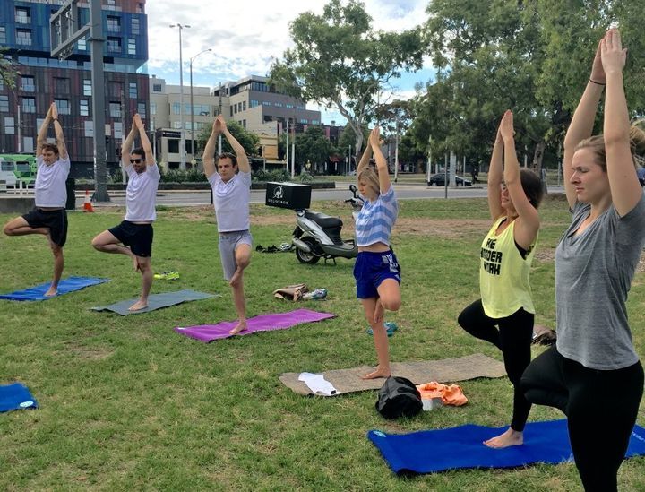 Aussie small business Deliveroo pays for staff yoga classes to keep them active and healthy.