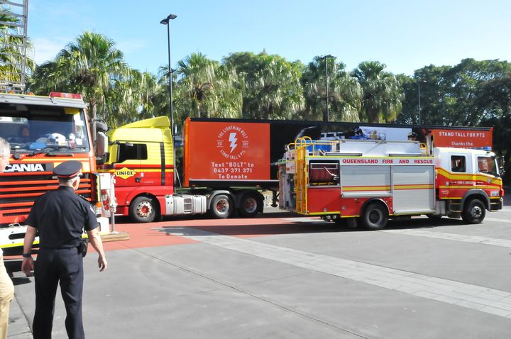 The national convoy launched in Brisbane on June 14 ahead of a 15 day trip to Melbourne.