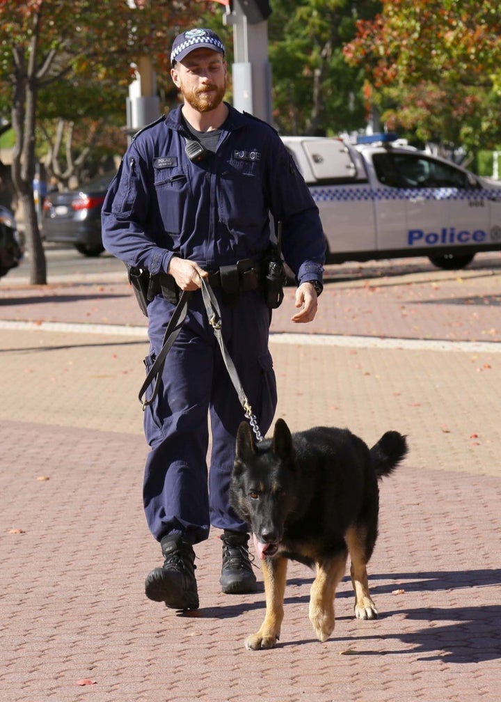 Chuck and Acting Sergeant Luke Warburton.