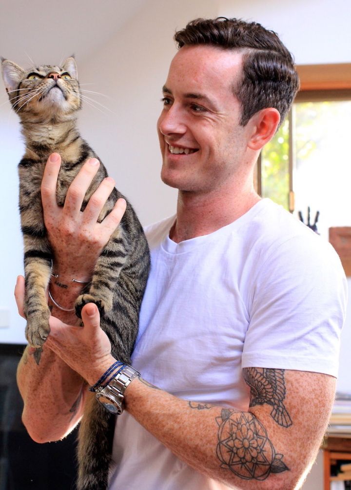 Ben Burton named his new app after his rescue cat, Zeppee.