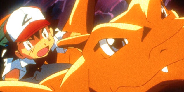 387921 02: Ash (left) and Charizard in 4Kids Entertainment's animated adventure 'Pokemon3,' distributed by Warner Bros. Pictures. (Photo by Warner Bros. Pictures)