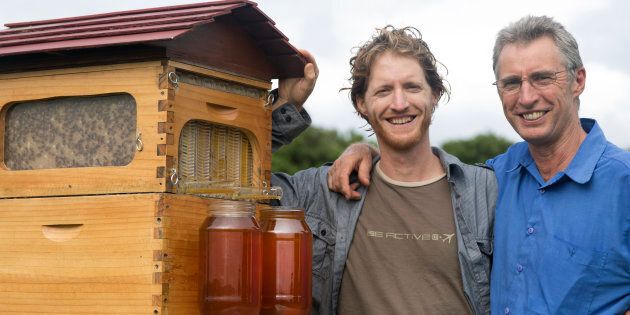 Cedar and Stuart Anderson's Flow Hive was the most crowdfunded campaign outside the U.S.