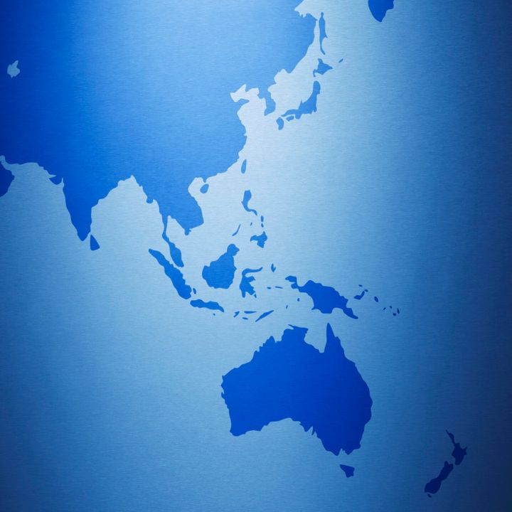 See this map of Australia? Pick it up and move it about 1.5 metres