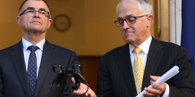 Prime Minister Malcolm Turnbull announced Brian Ross Martin as Royal Commissioner of the Royal Commission into juvenile detention in the Northern Territory at Parliament House in Canberra on Thursday 28 July 2016. Photo: Andrew Meares